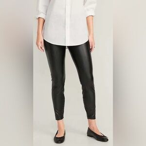 A Brand Women’s Black Faux Leather Leggings SIZE 22-24 BNWOT